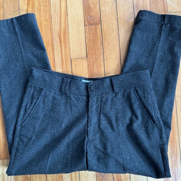 I Love Ugly - Slim Kobe Pant - Regular - Dark Olive Wool - Picture 1 of 5